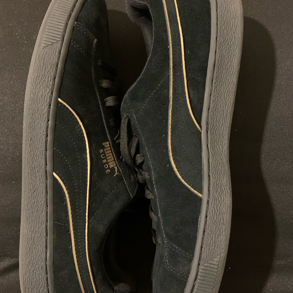 PUMA Suede Foil FS Black-Gold